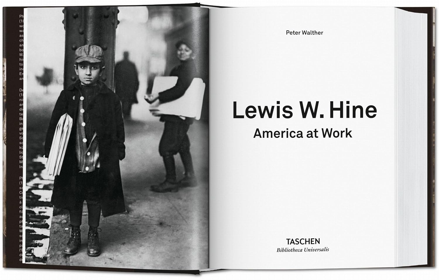 Lewis W. Hine: America at Work book inside