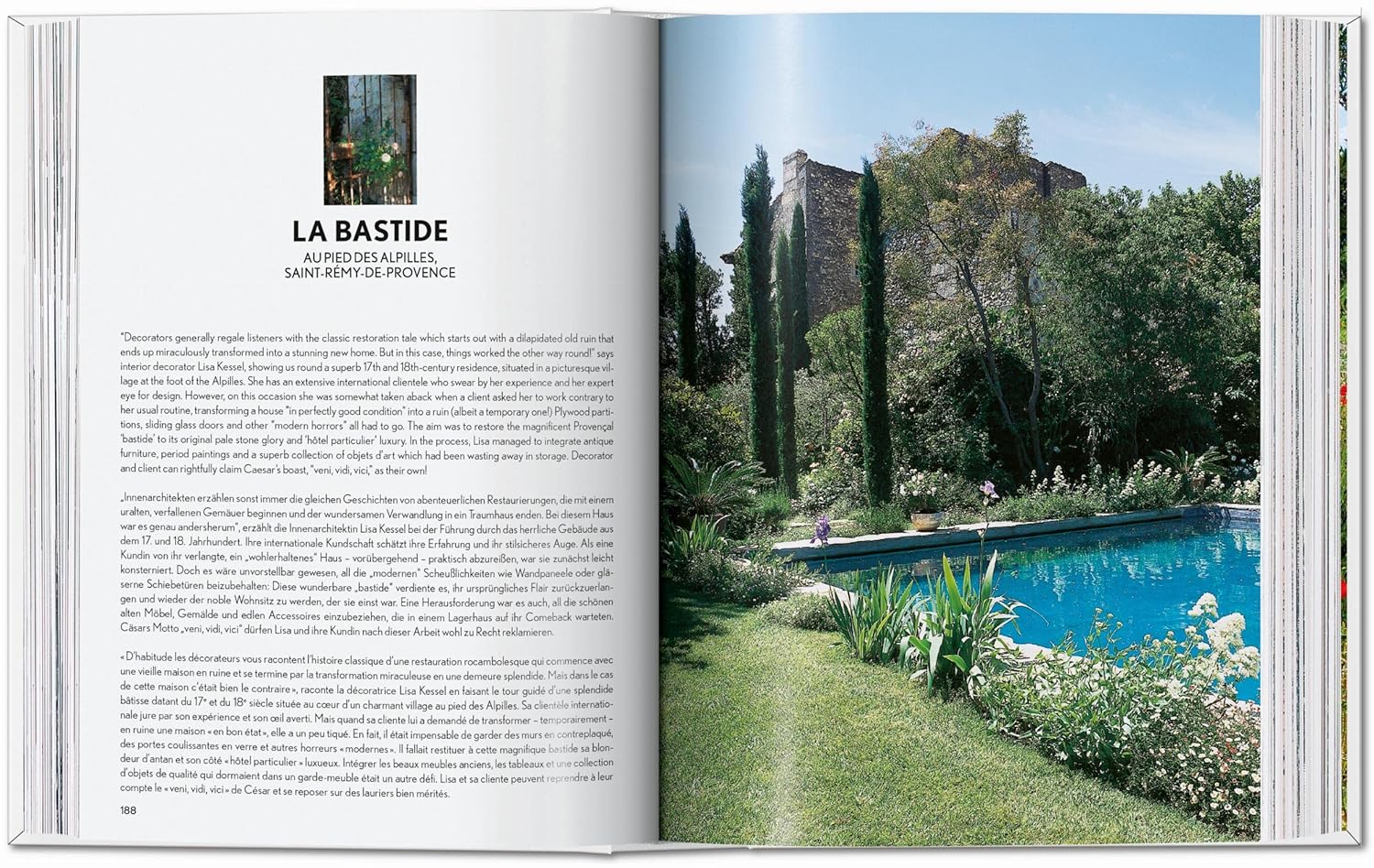 Living in Provence book inside