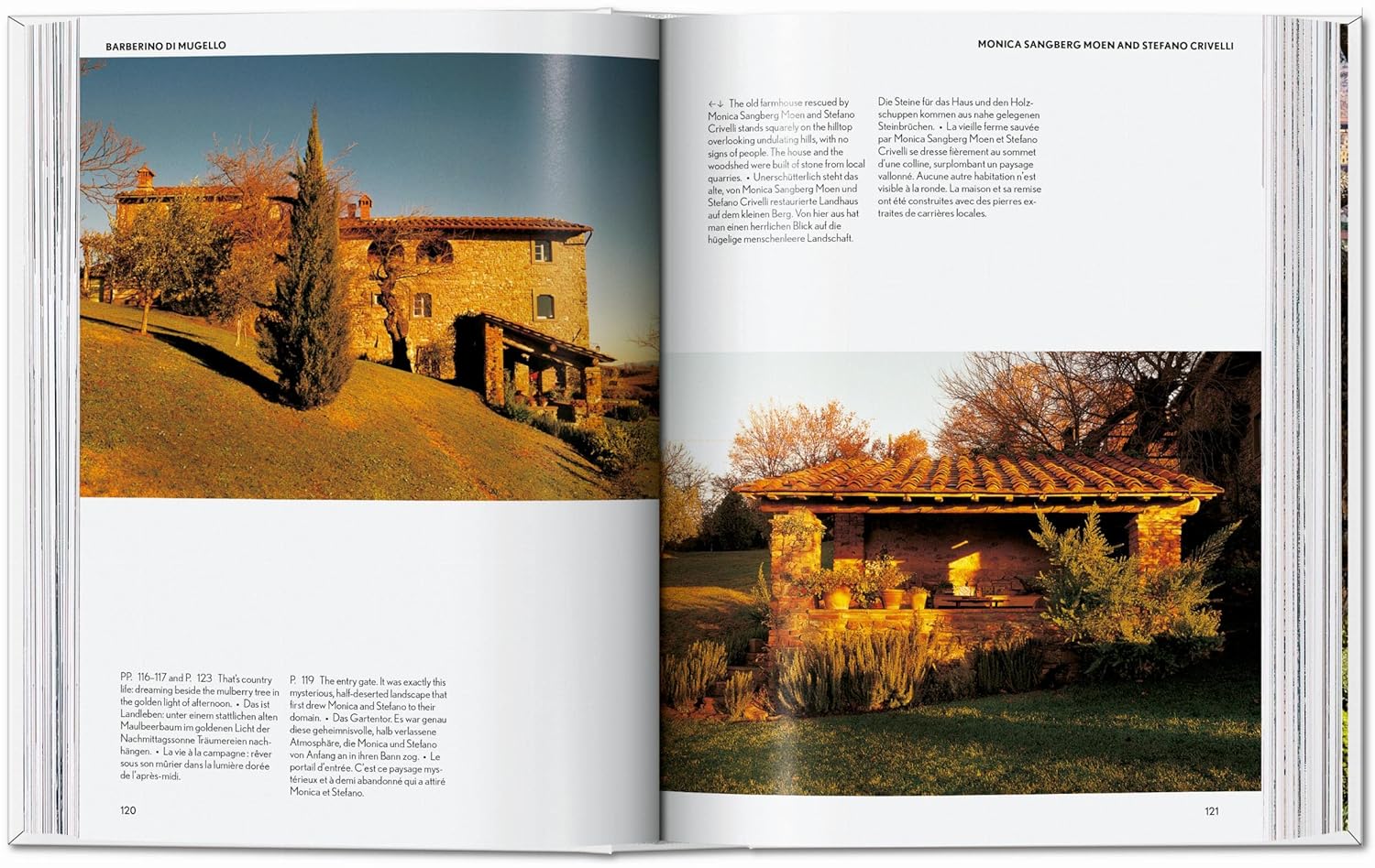 Living in Tuscany book inside