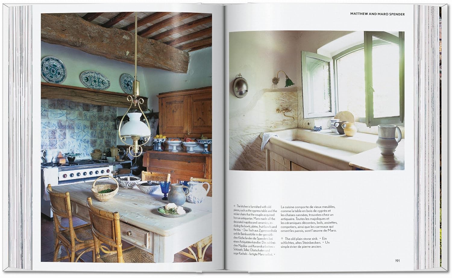Living in Tuscany book inside