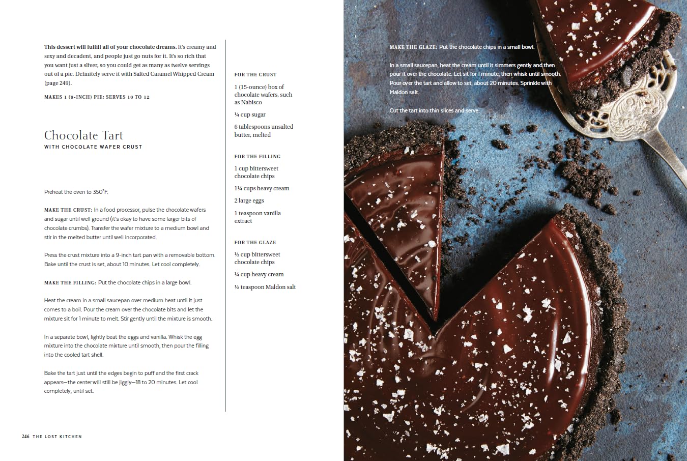 Lost kitchen book inside