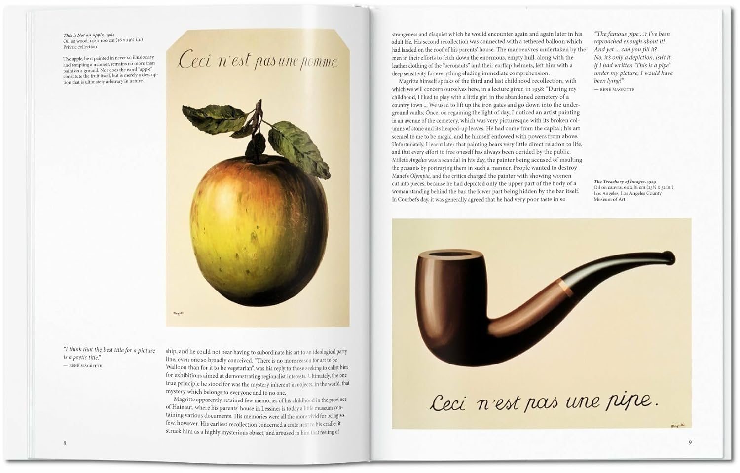 Magritte book inside