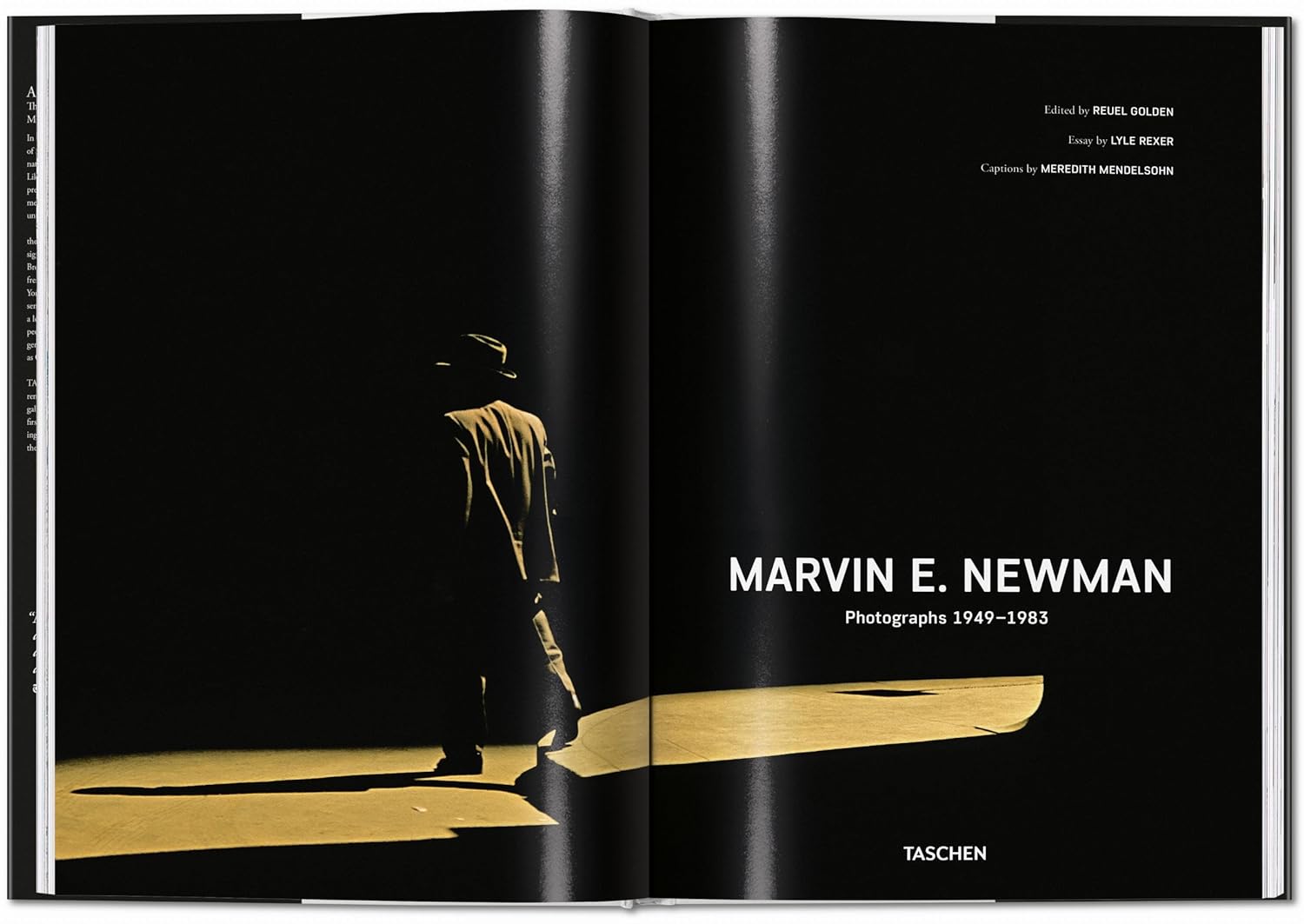 Marvin E. Newman: Photographs 1949-1983 book inside
