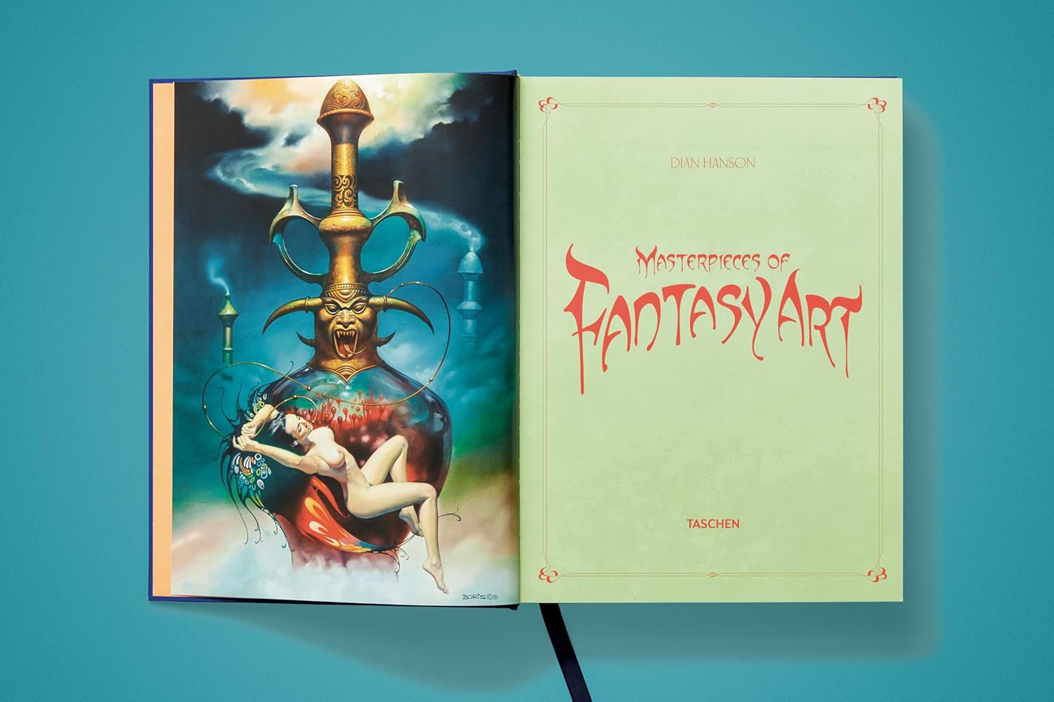 Masterpieces of Fantasy Art book inside