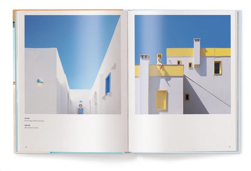 Minimalism photography book inside