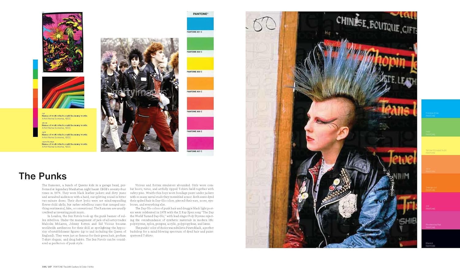 Pantone book inside