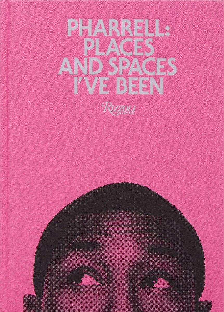 Pharrell: Places and Spaces I've Been book pink cover