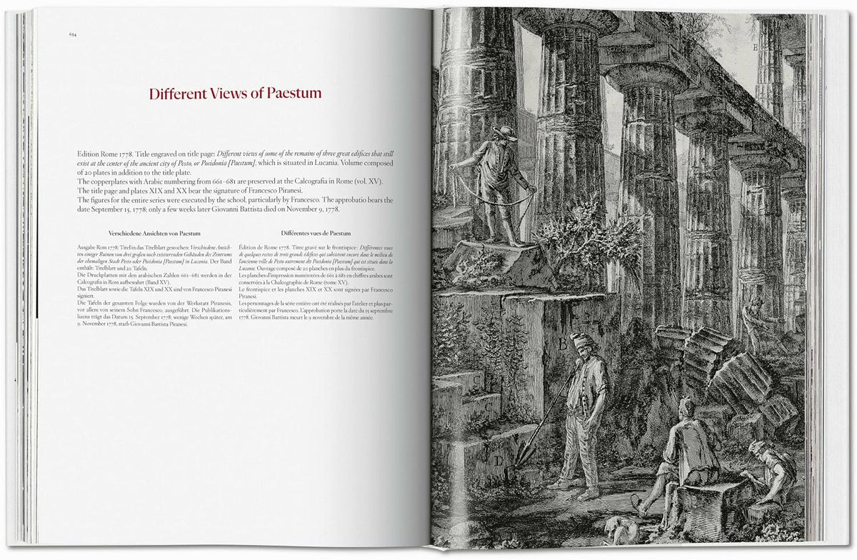 Piranesi: the Complete Etchings book inside