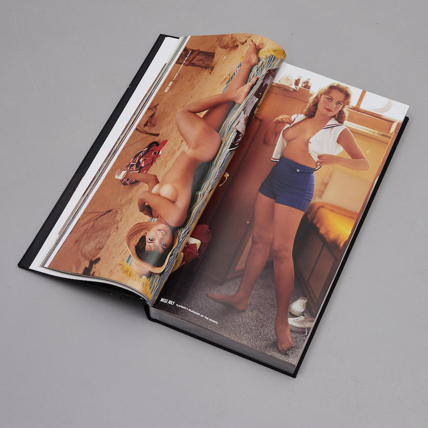 Playboy complete centerfolds book open