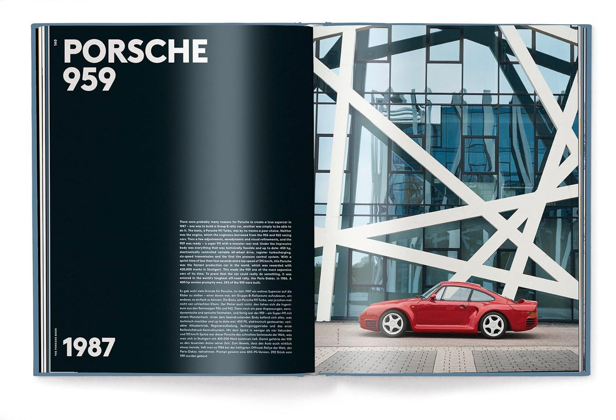 The Porsche Book inside