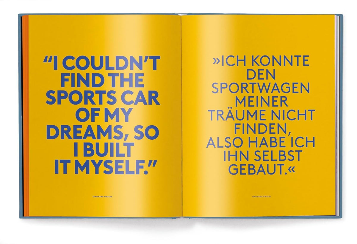 The Porsche Book inside