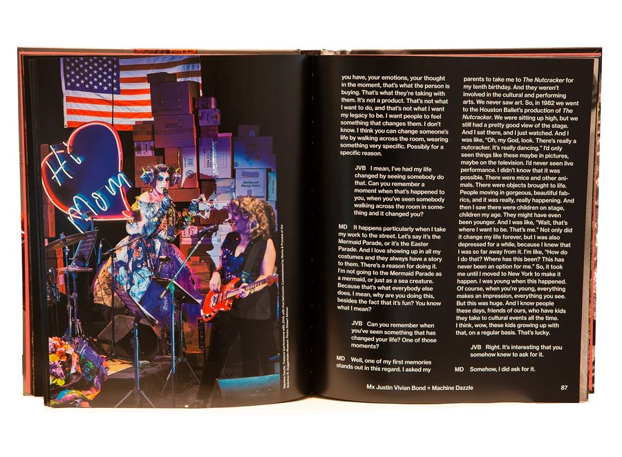 Queer maximalism x machine dazzle book inside