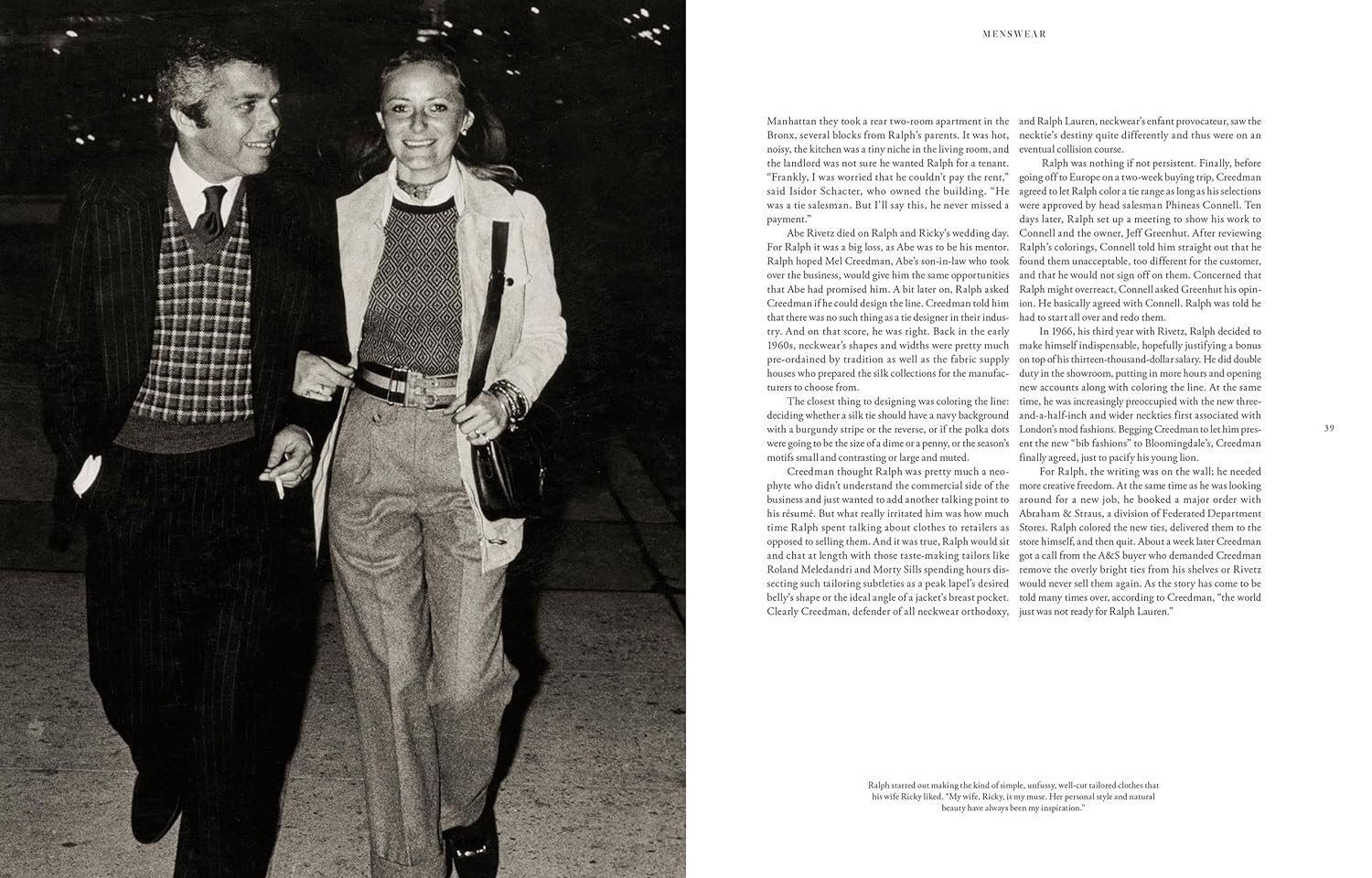 Ralph lauren own fashion book inside