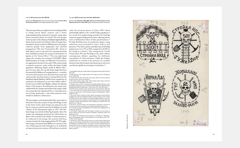 Russian criminal tattoo archive book inside