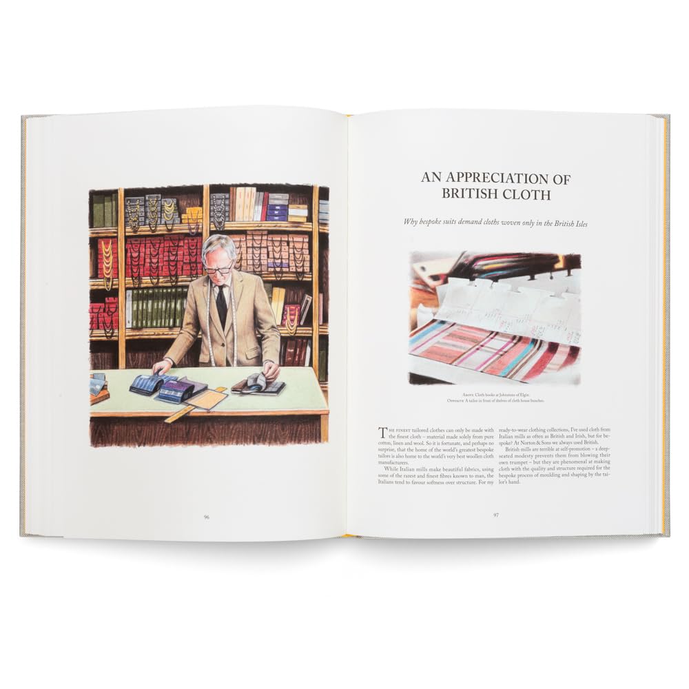 Savile row suit book inside