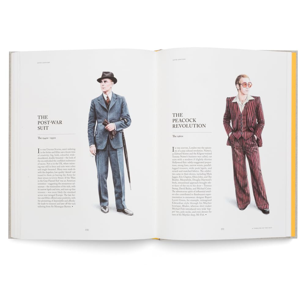 Savile row suit book inside