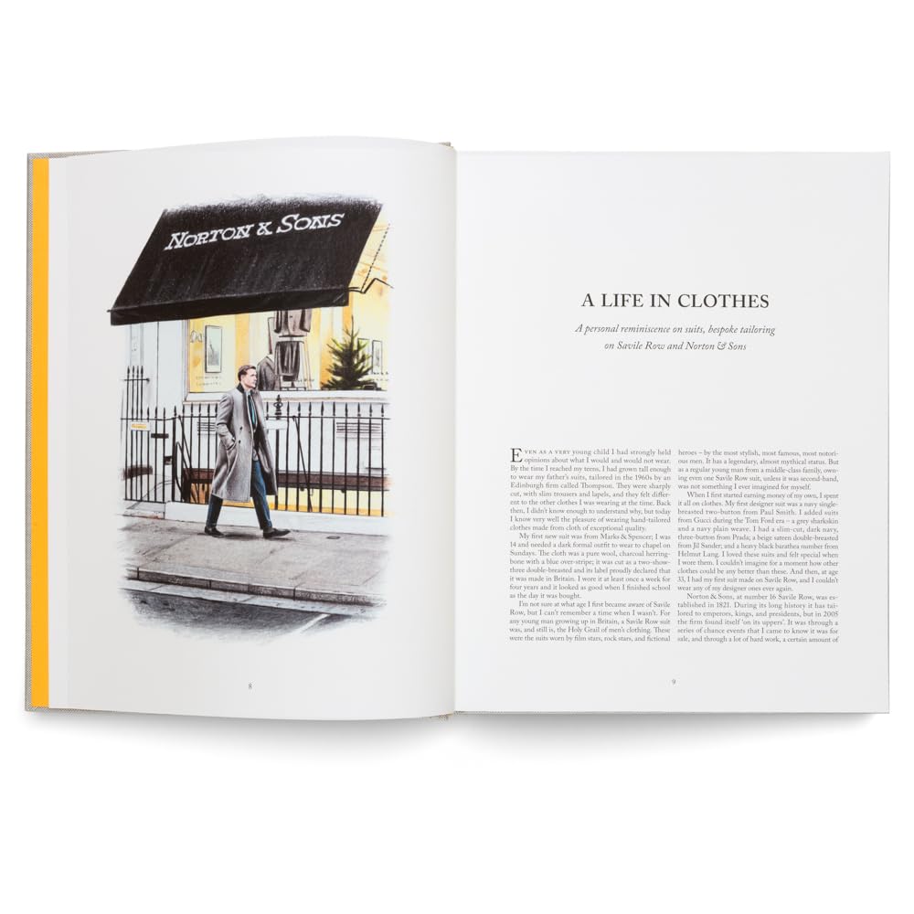Savile row suit book inside