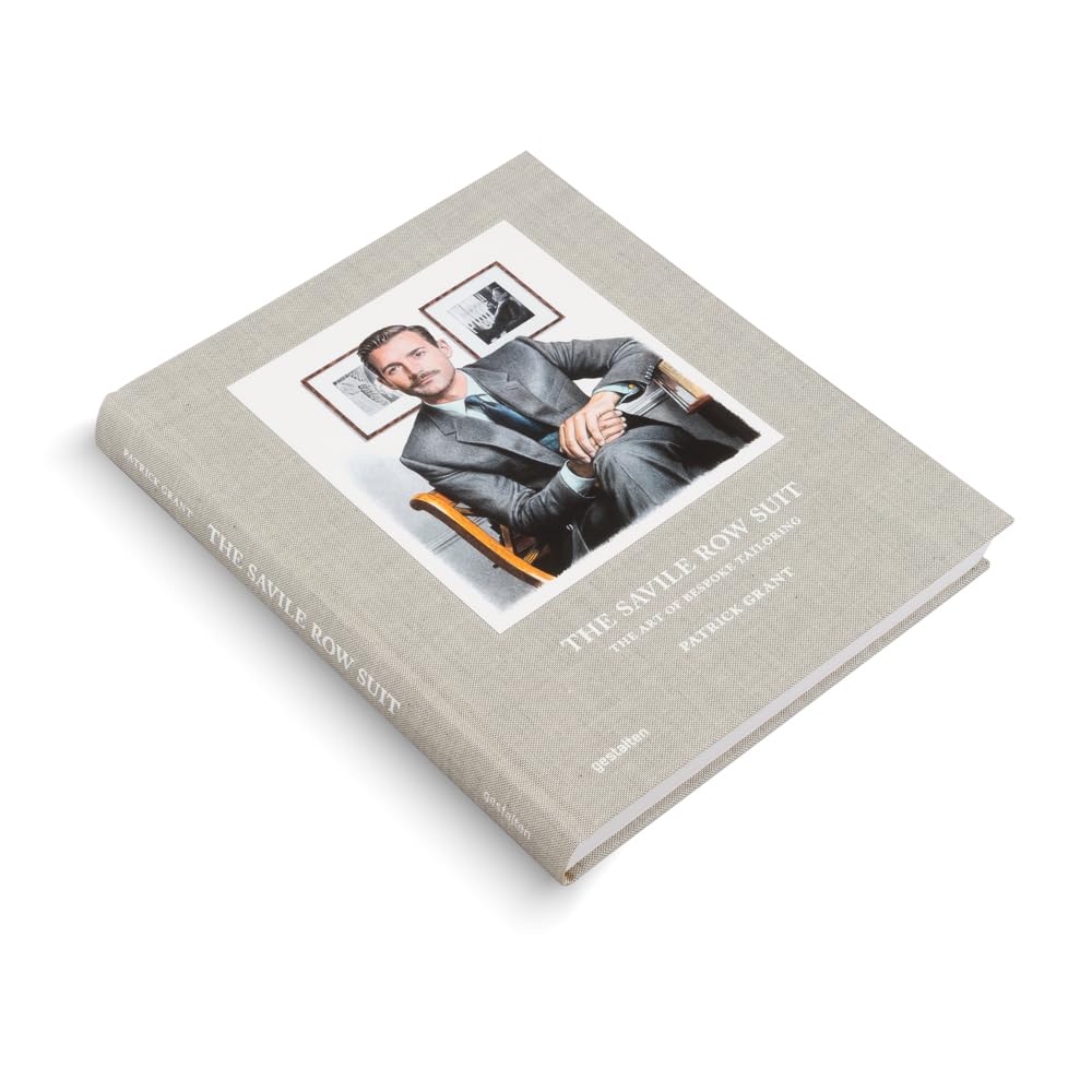 Savile row suit book side