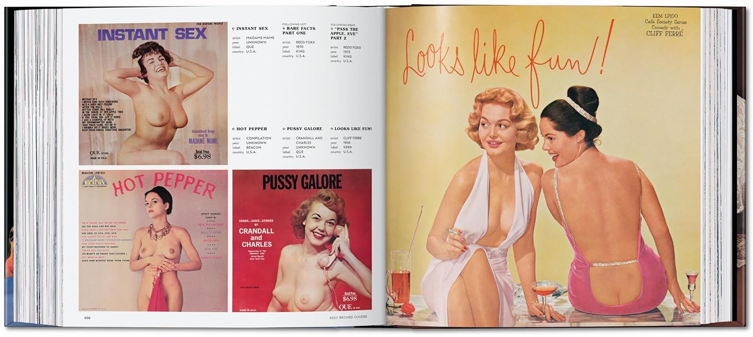 Sexy Record Covers book inside
