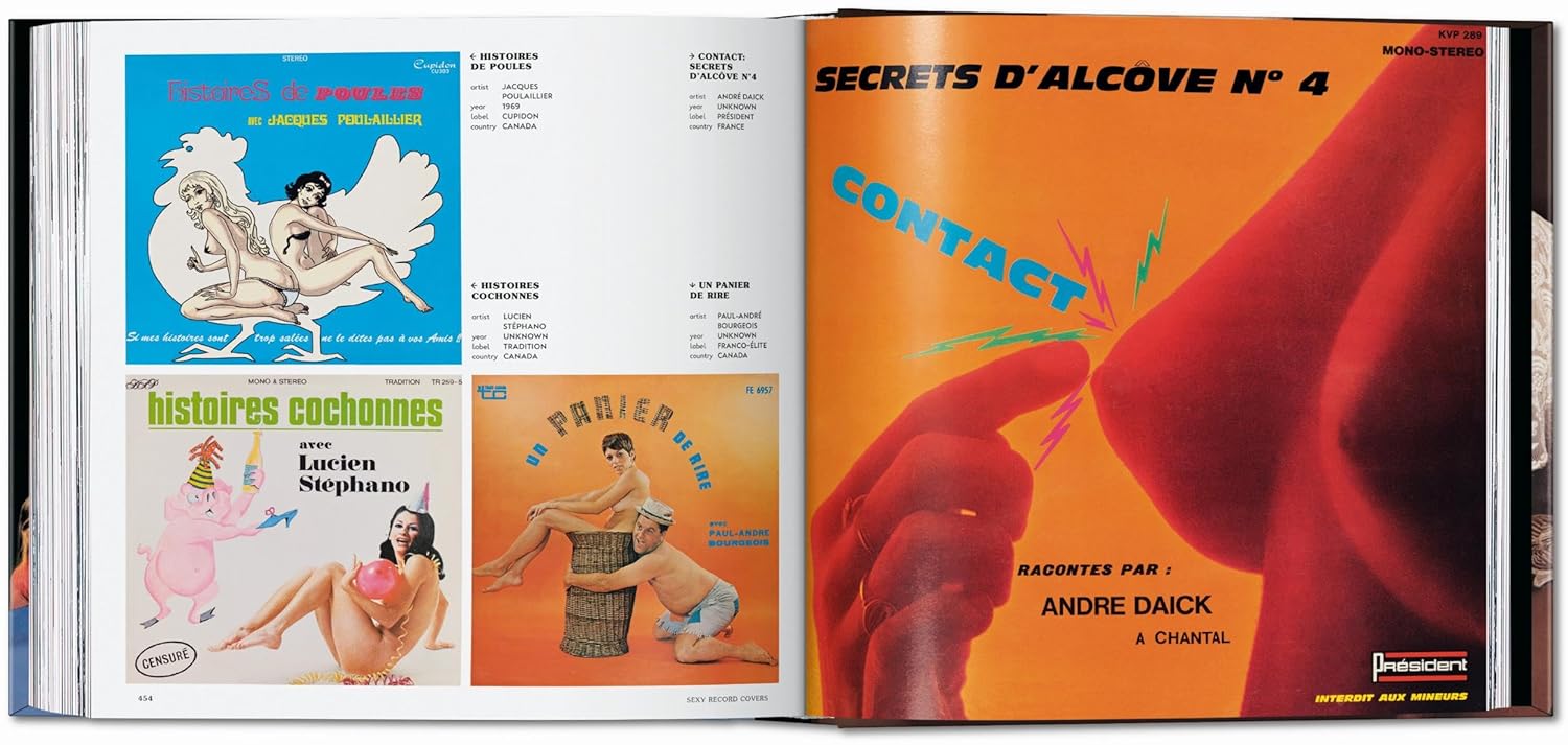 Sexy Record Covers book inside
