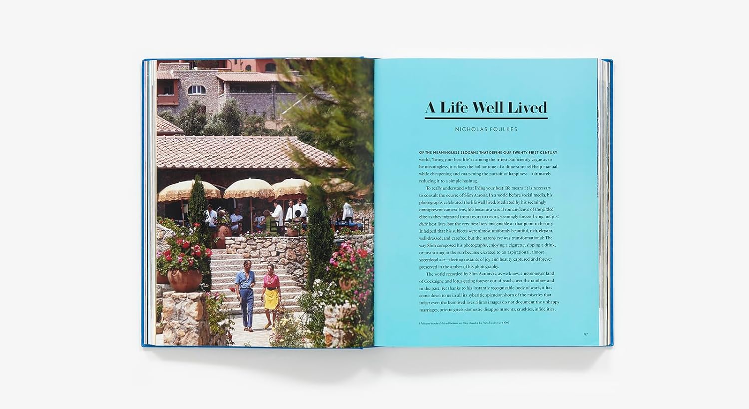 Slim aarons essential book inside