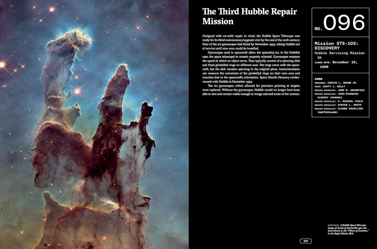 Space shuttle book inside