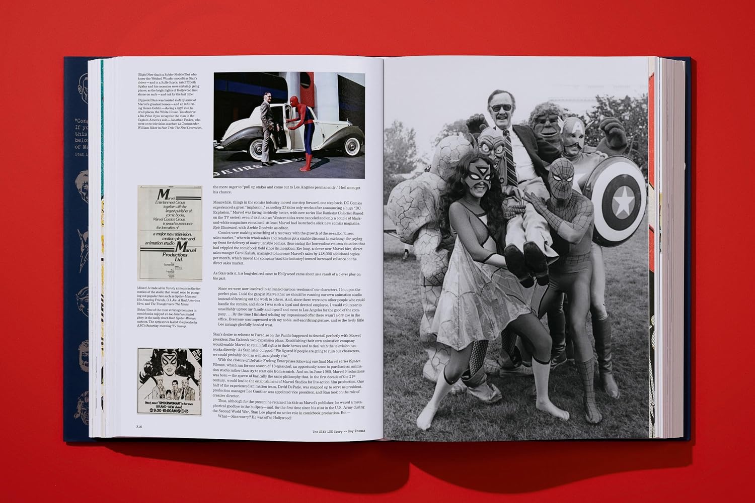 The Stan Lee Story book inside