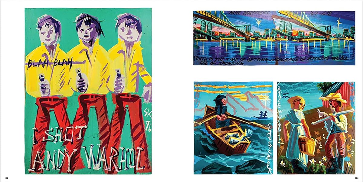 The Steve Keene Art Book inside