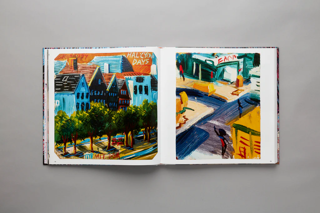 The Steve Keene Art Book inside