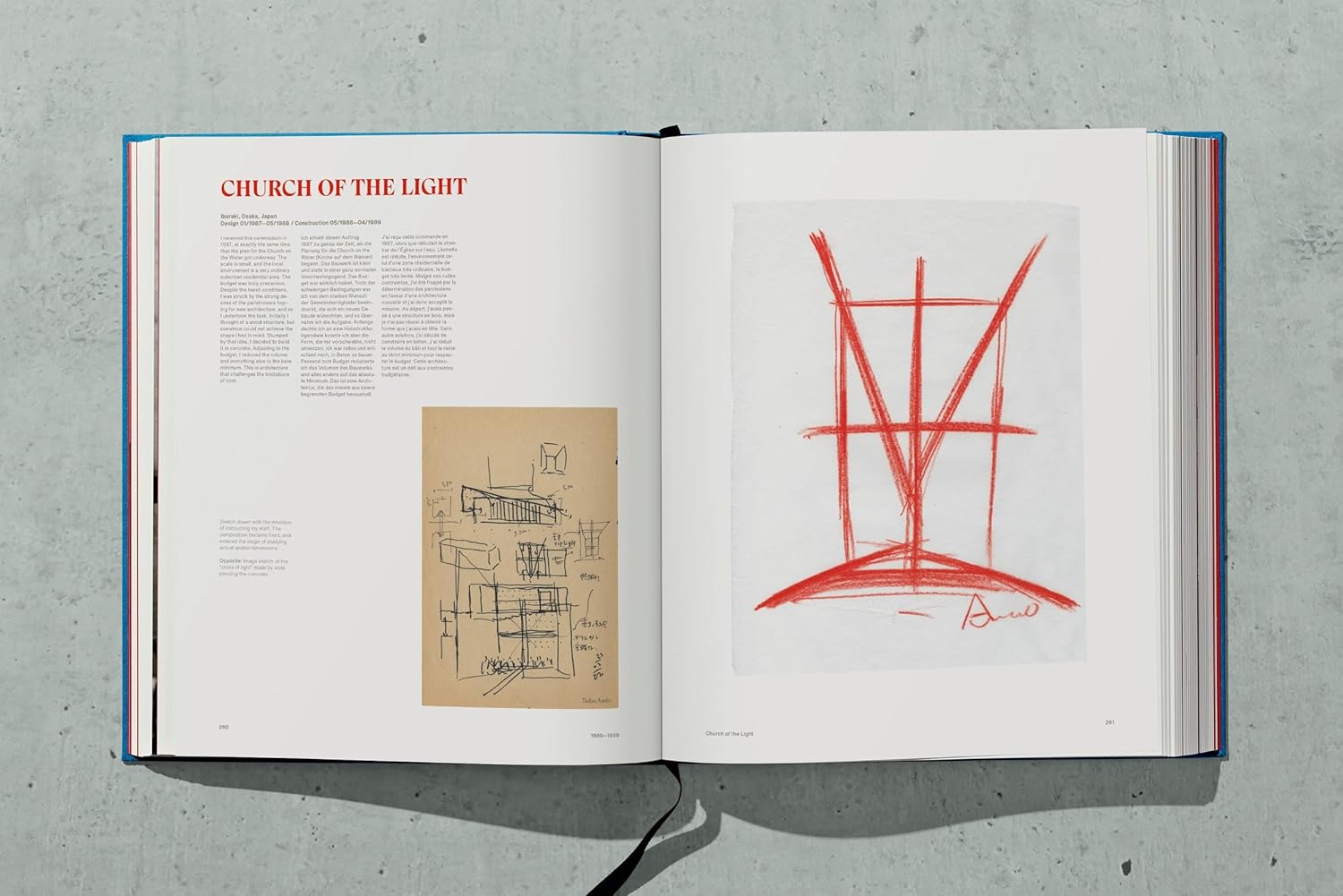 Tadao Ando Drawings book inside