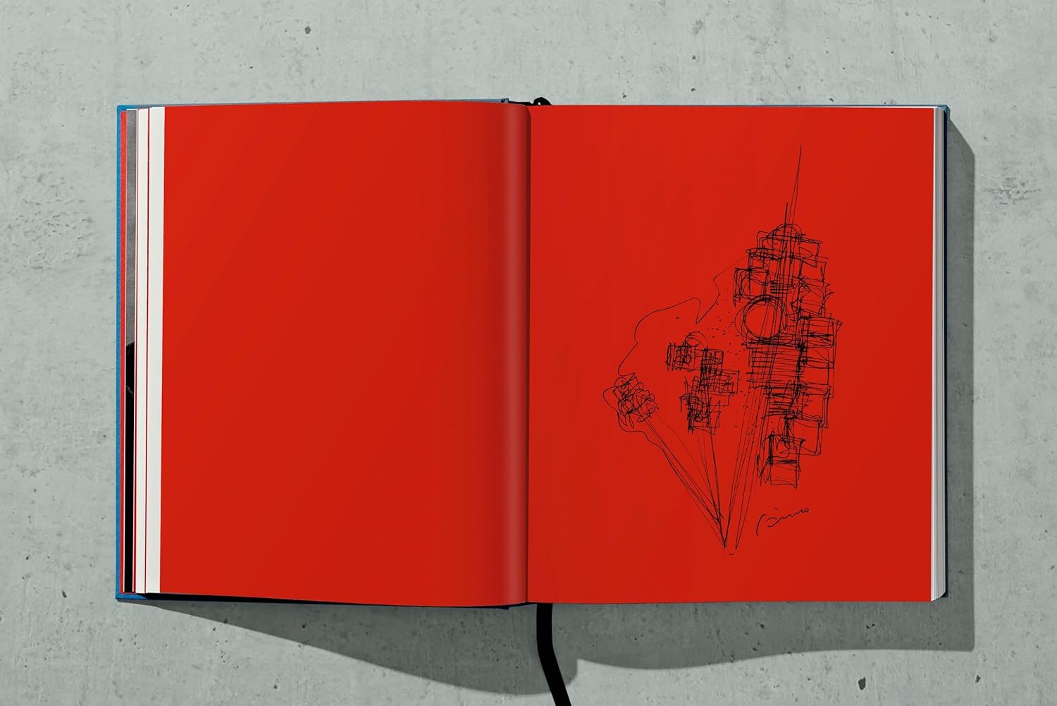 Tadao Ando Drawings book inside