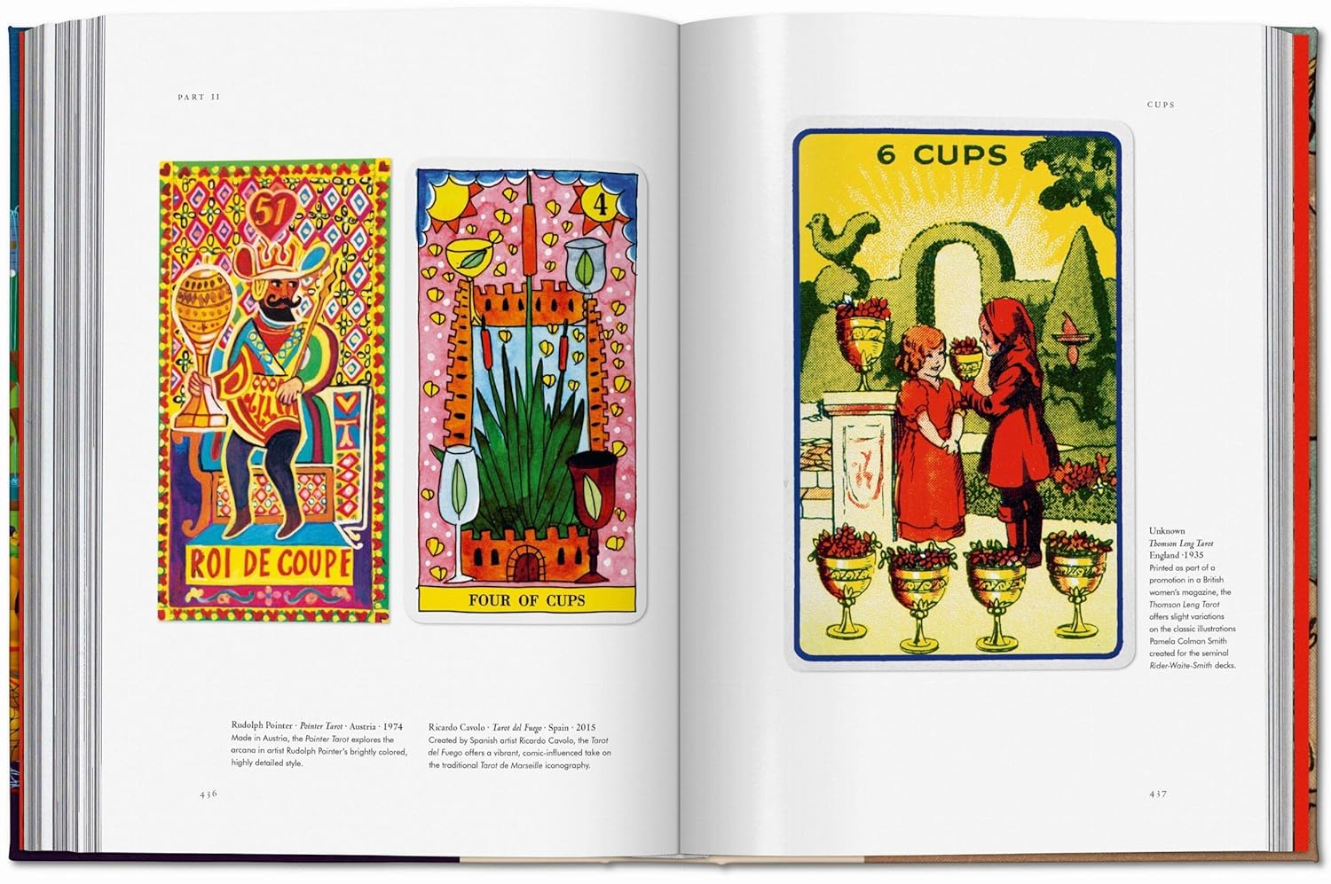 Tarot book inside