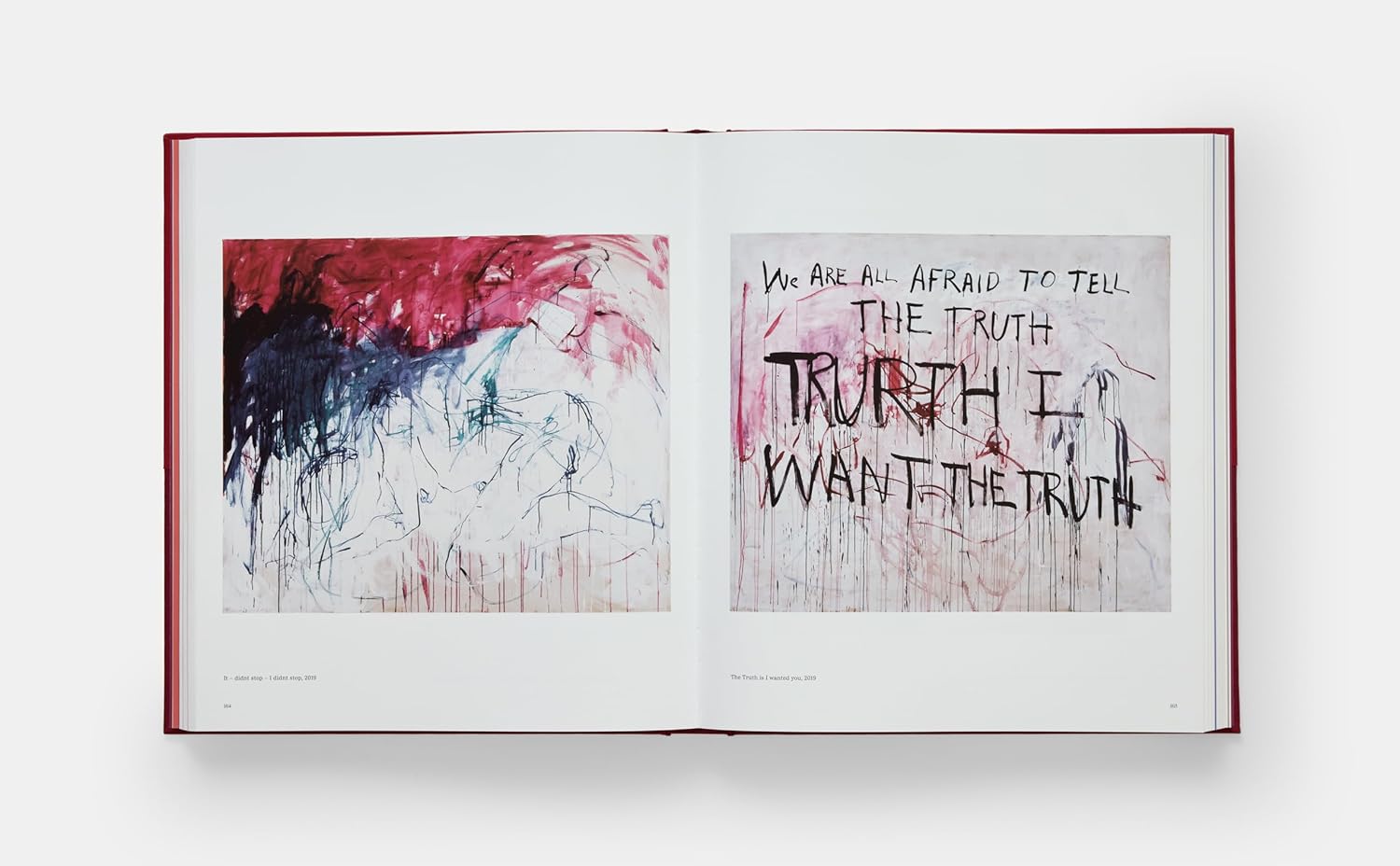 Tracey Emin Paintings book inside