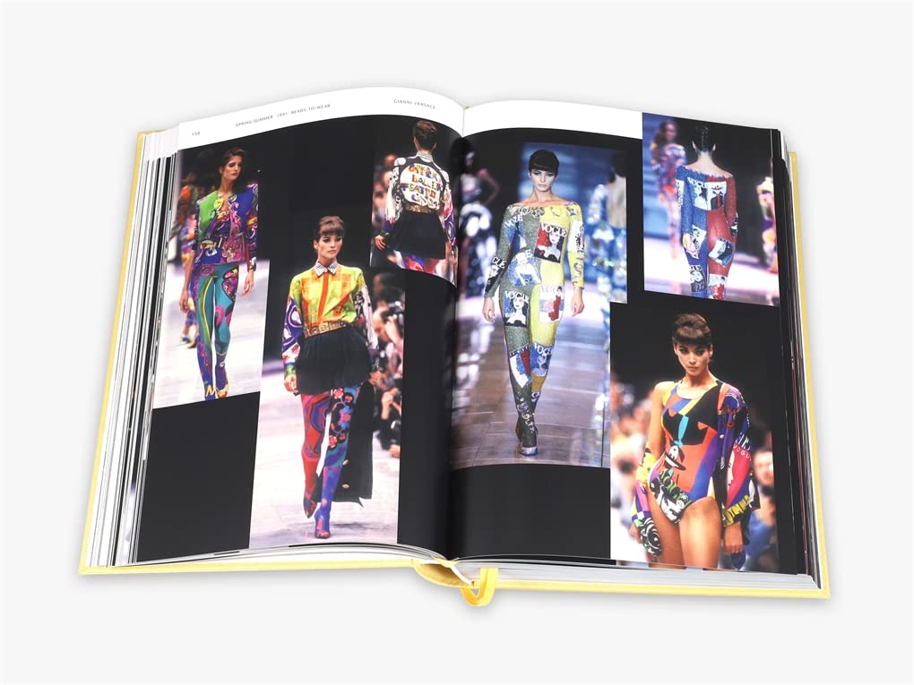 Versace catwalk book inside
