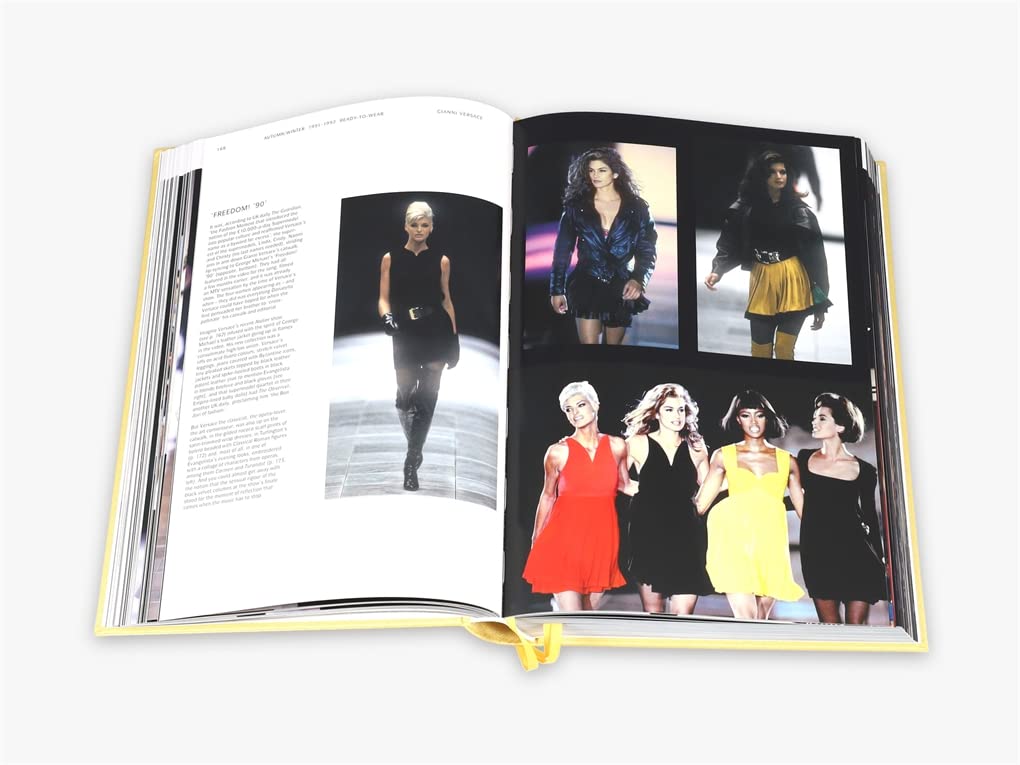 Versace catwalk book inside