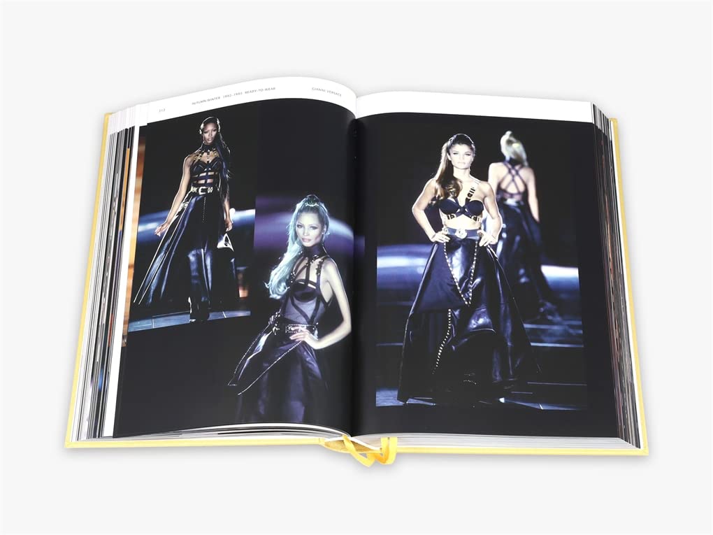 Versace catwalk book inside