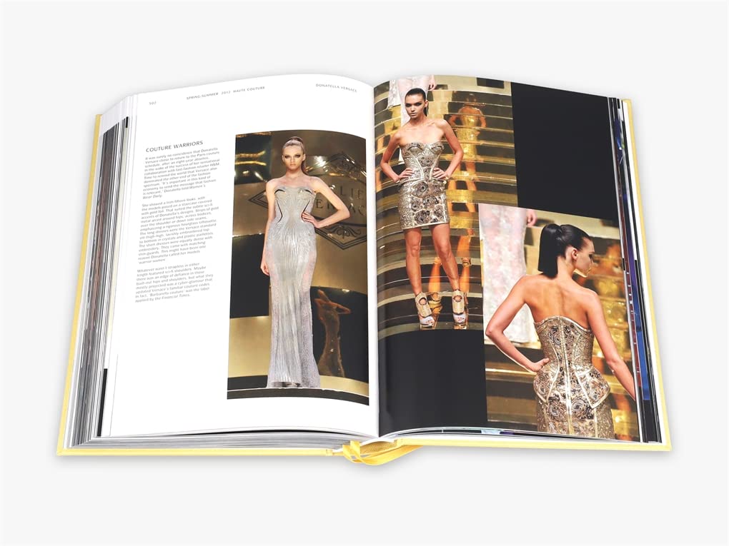 Versace catwalk book inside