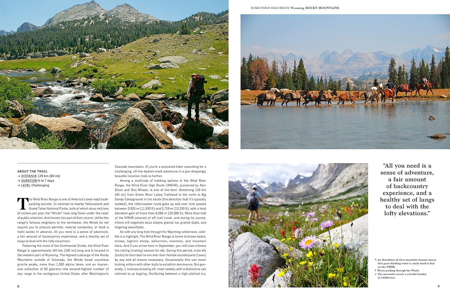 Wanderlust USA book inside