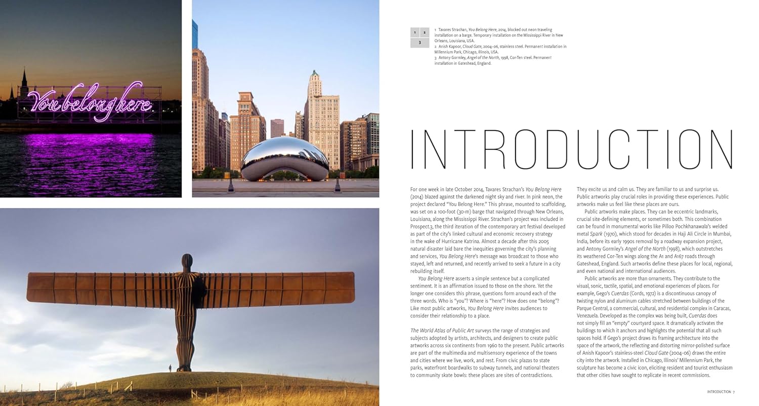 The World Atlas of Public Art book inside