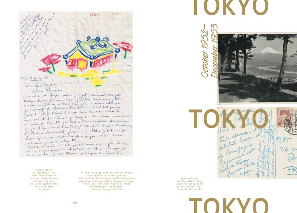 Yves Klein: Japan book inside