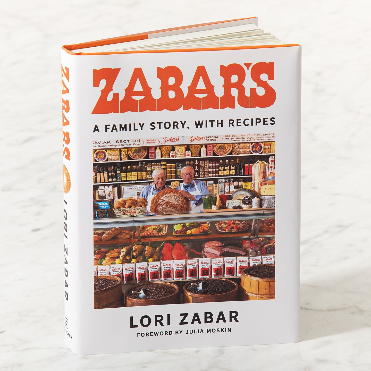 Zabars book side