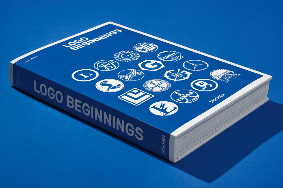 Logo beginnings book angle