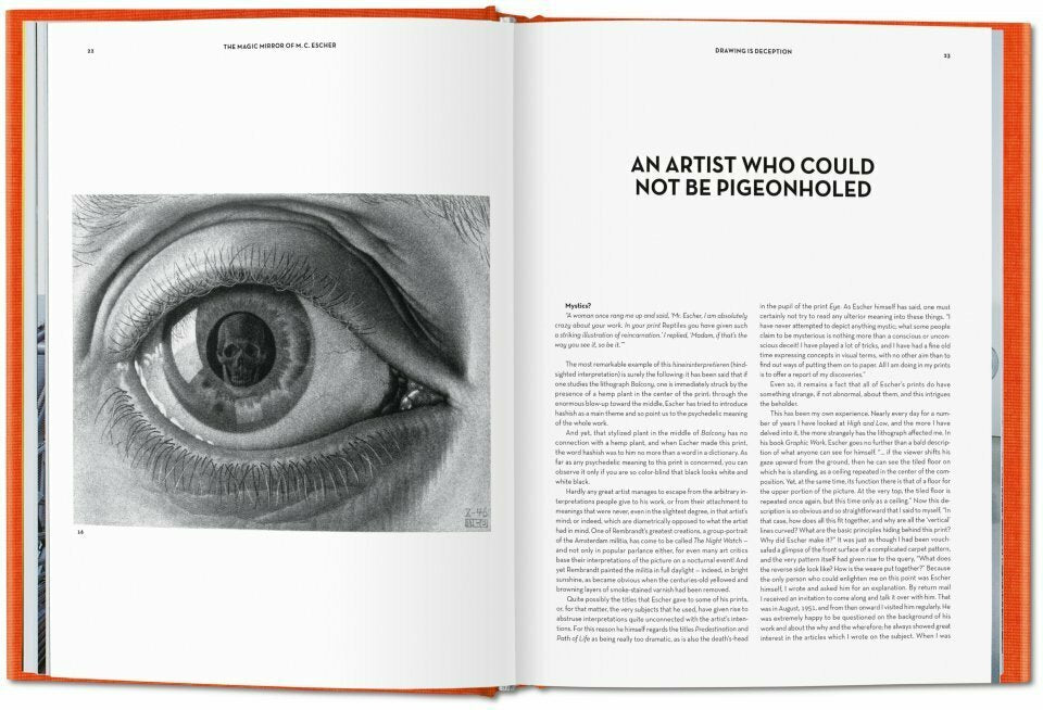 The Magic Mirror of M.C. Escher book inside