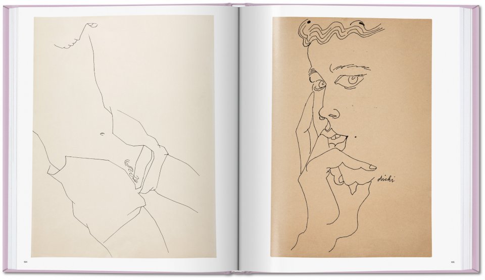 Warhol love sex desire book open