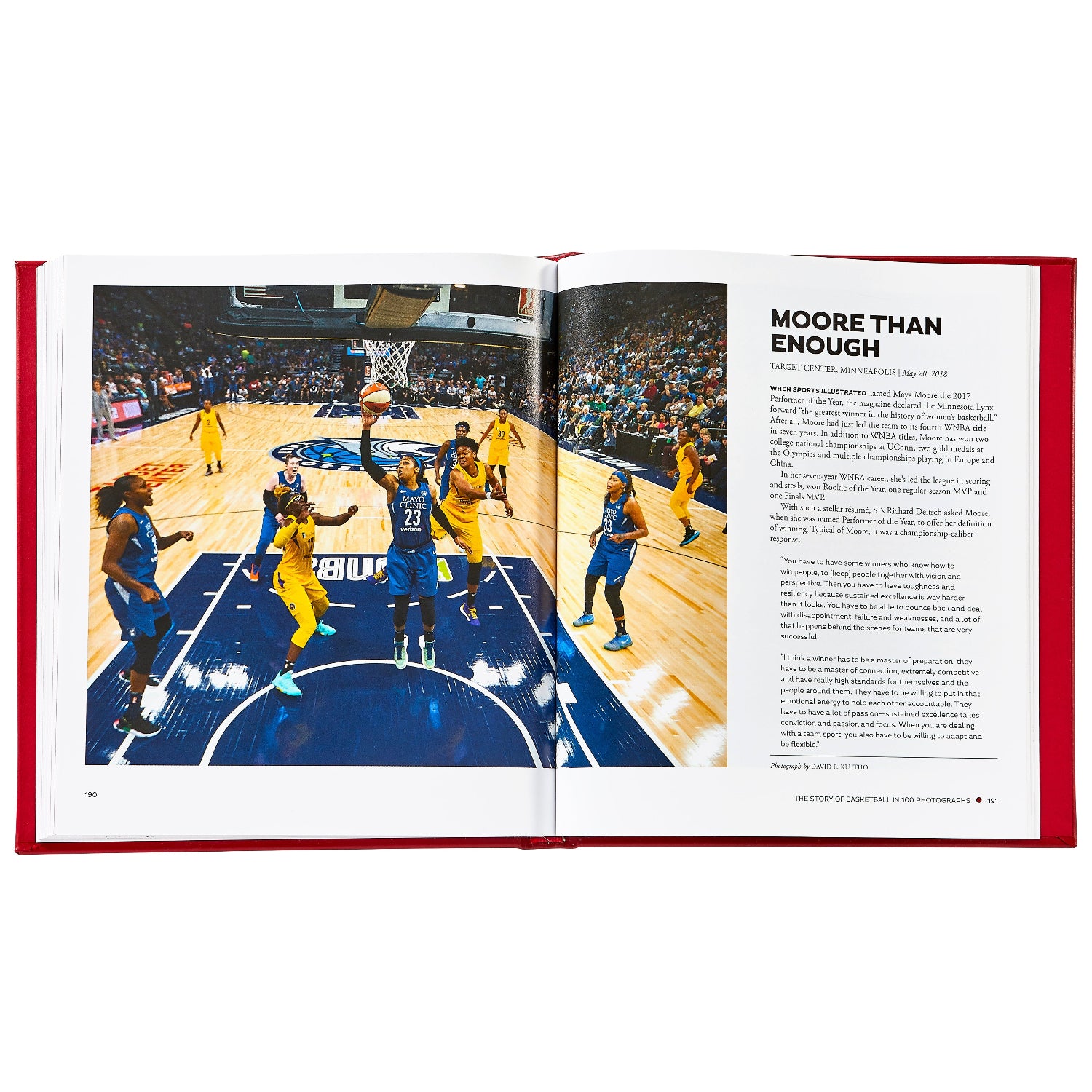 The Story of Basketball in 100 Photographs book inside