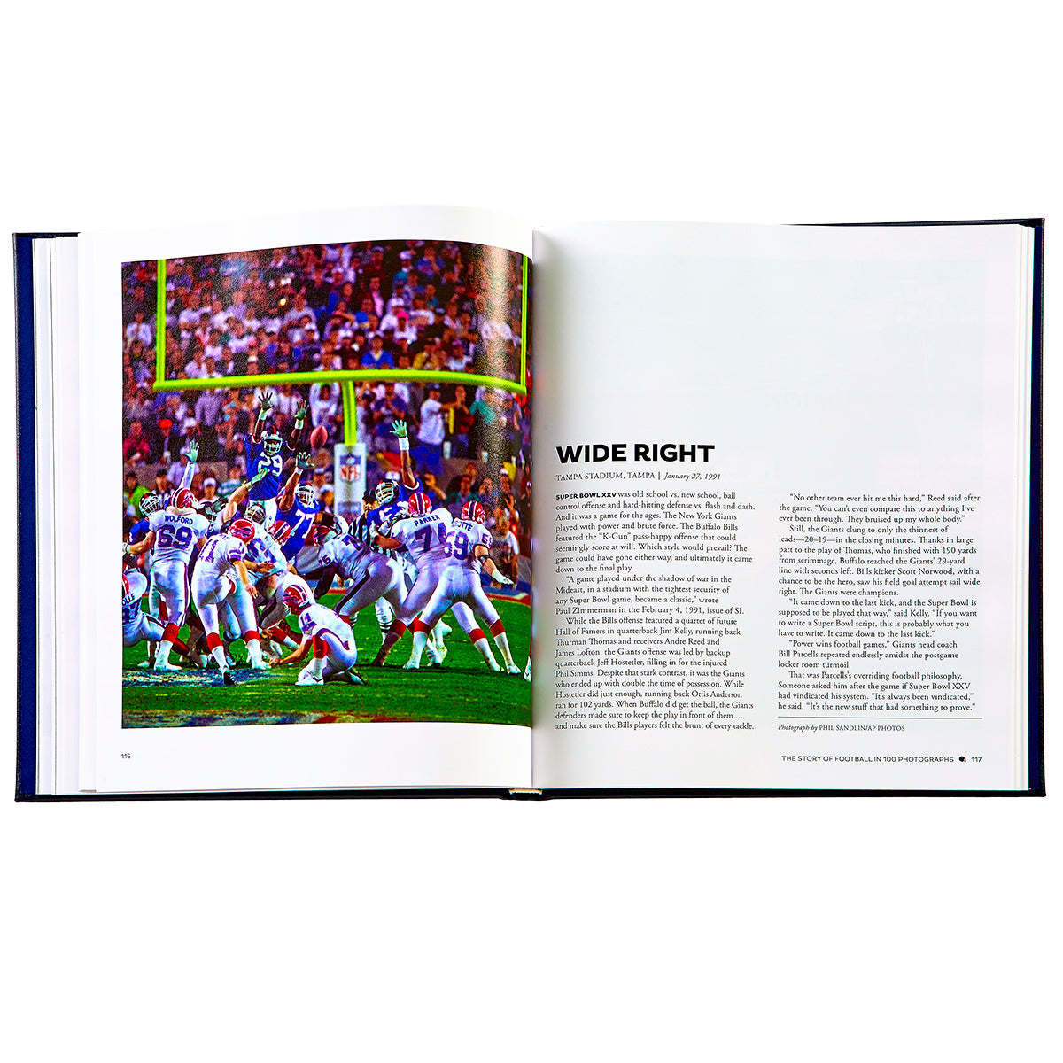 The Story of Football in 100 Photographs book inside