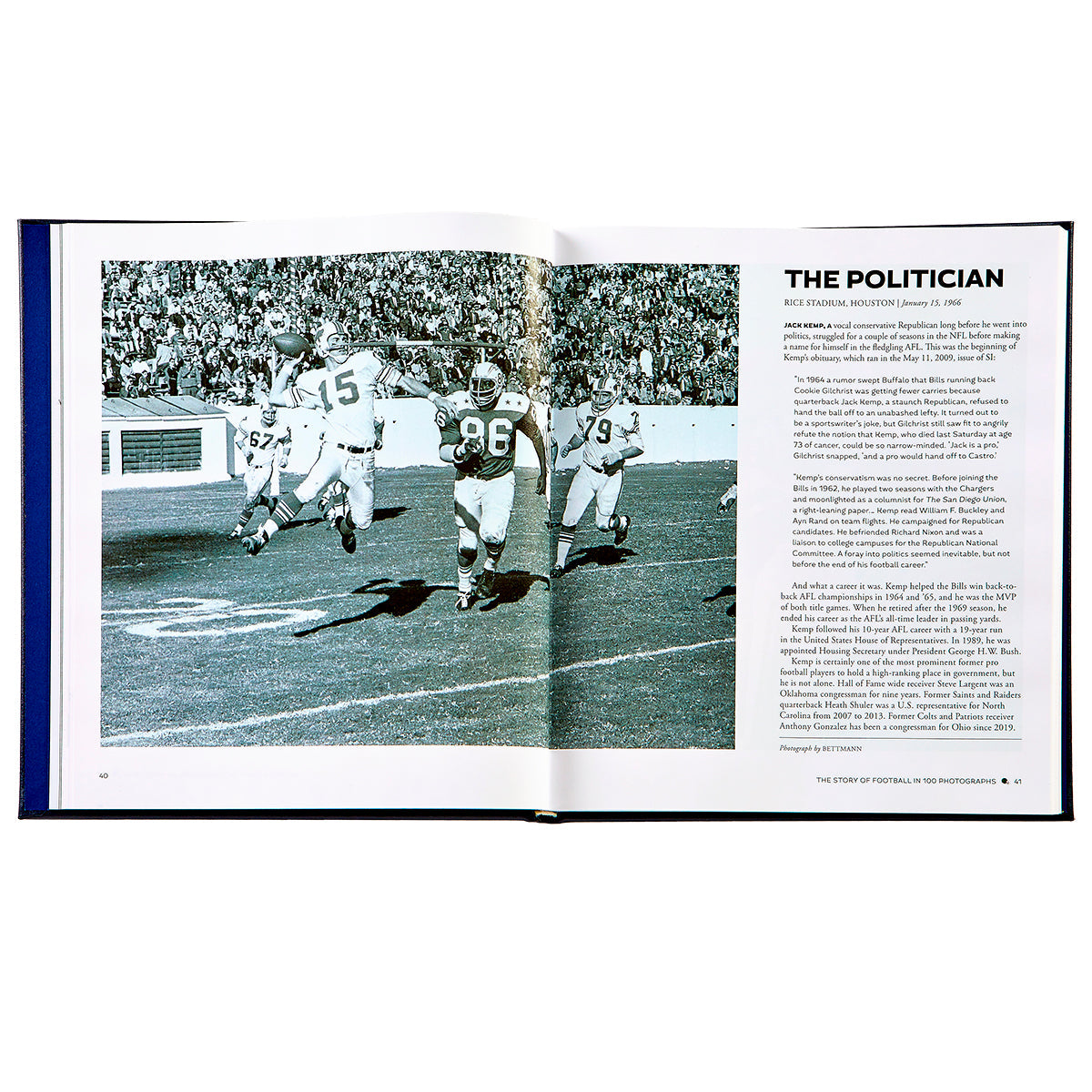 The Story of Football in 100 Photographs book inside