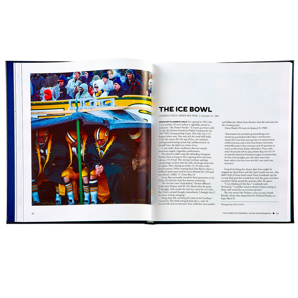 The Story of Football in 100 Photographs book inside