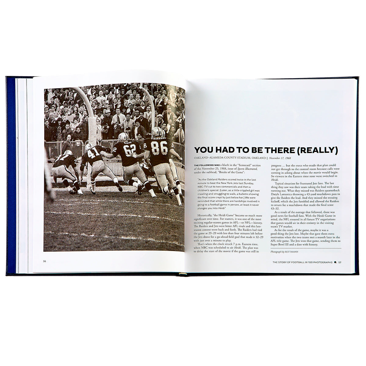 The Story of Football in 100 Photographs book inside