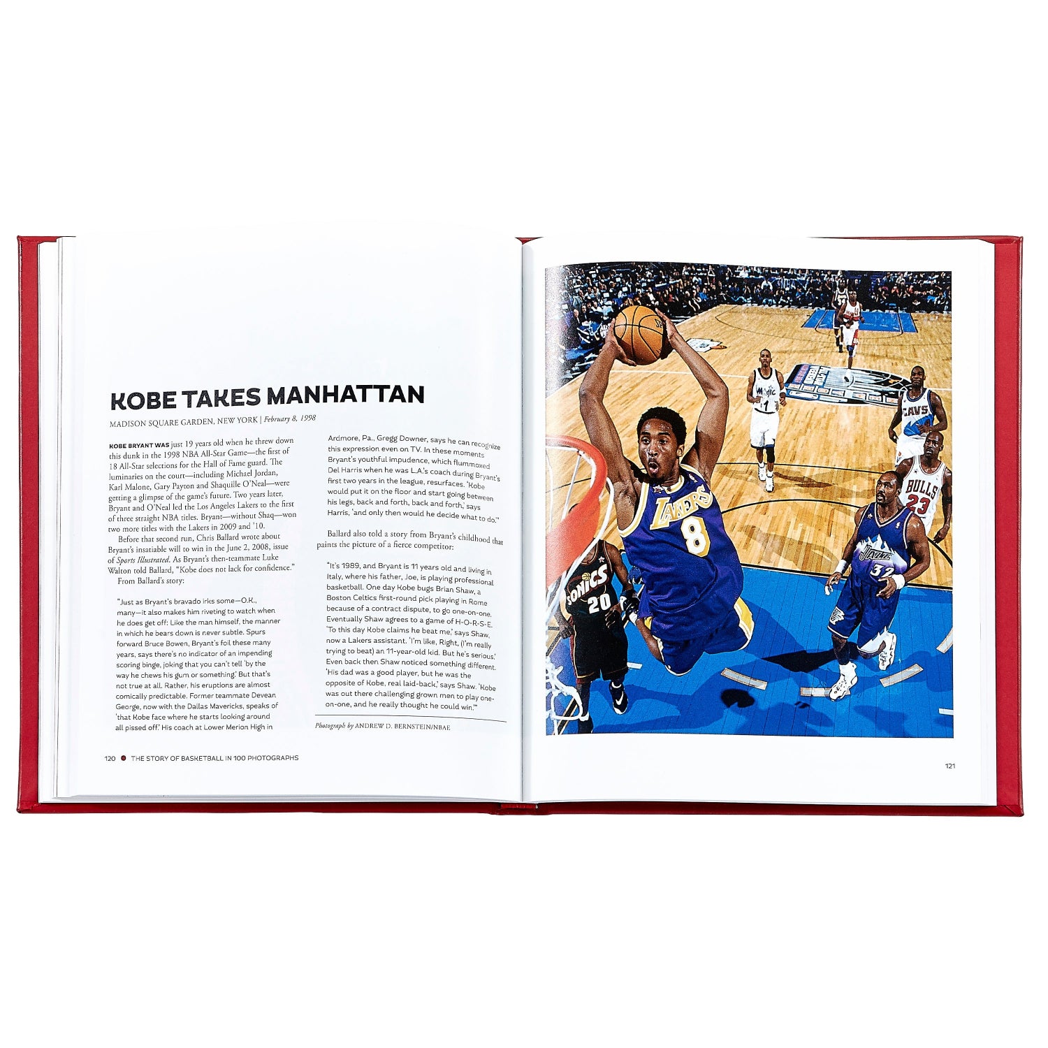 The Story of Basketball in 100 Photographs book inside